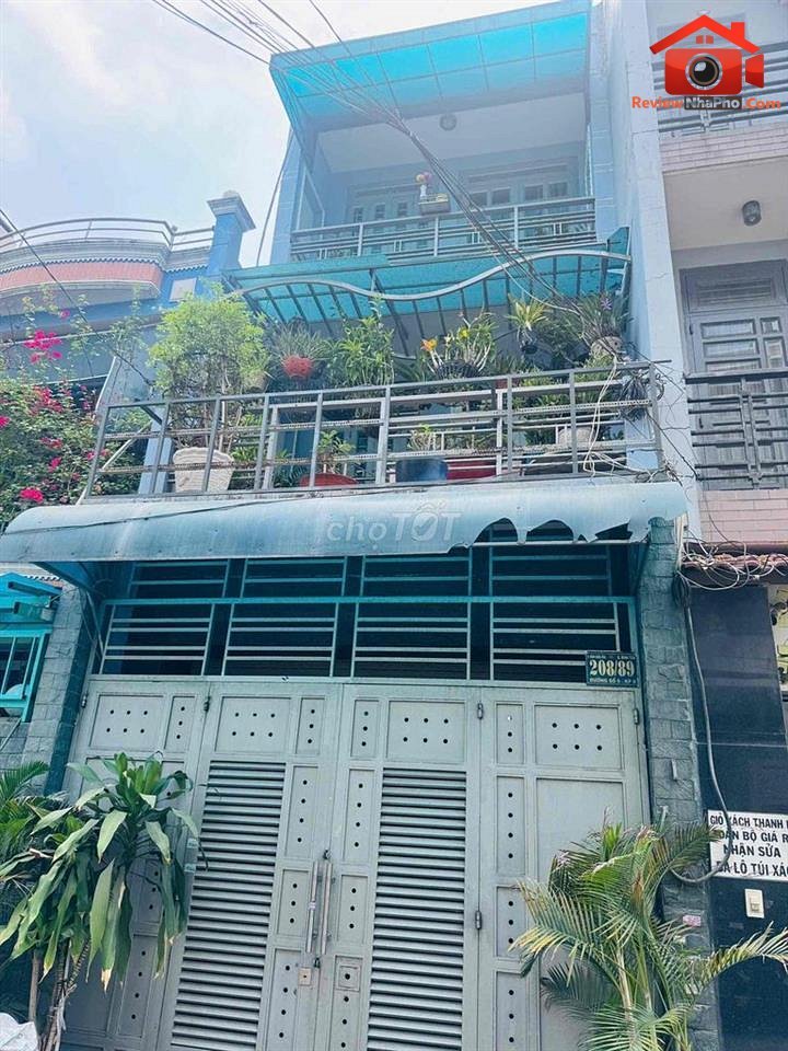 Review nhà phố mặt tiền hẻm 208 Đường Số 5 Quận Bình Tân TP.HCM giá 9 tỷ