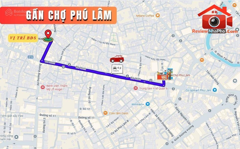 Review nhà phố Quận Bình Tân, TP.HCM – Diện tích 77m², giá 7.8 tỷ