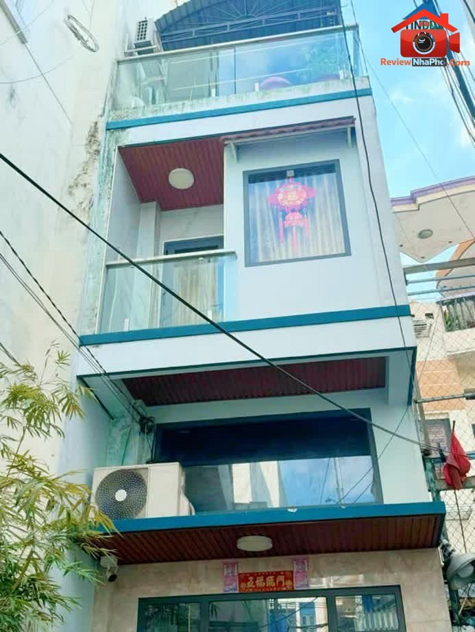 Review nhà phố Tân Phú TP.HCM, bán nhà 4 tầng mặt tiền 4.1 tỷ