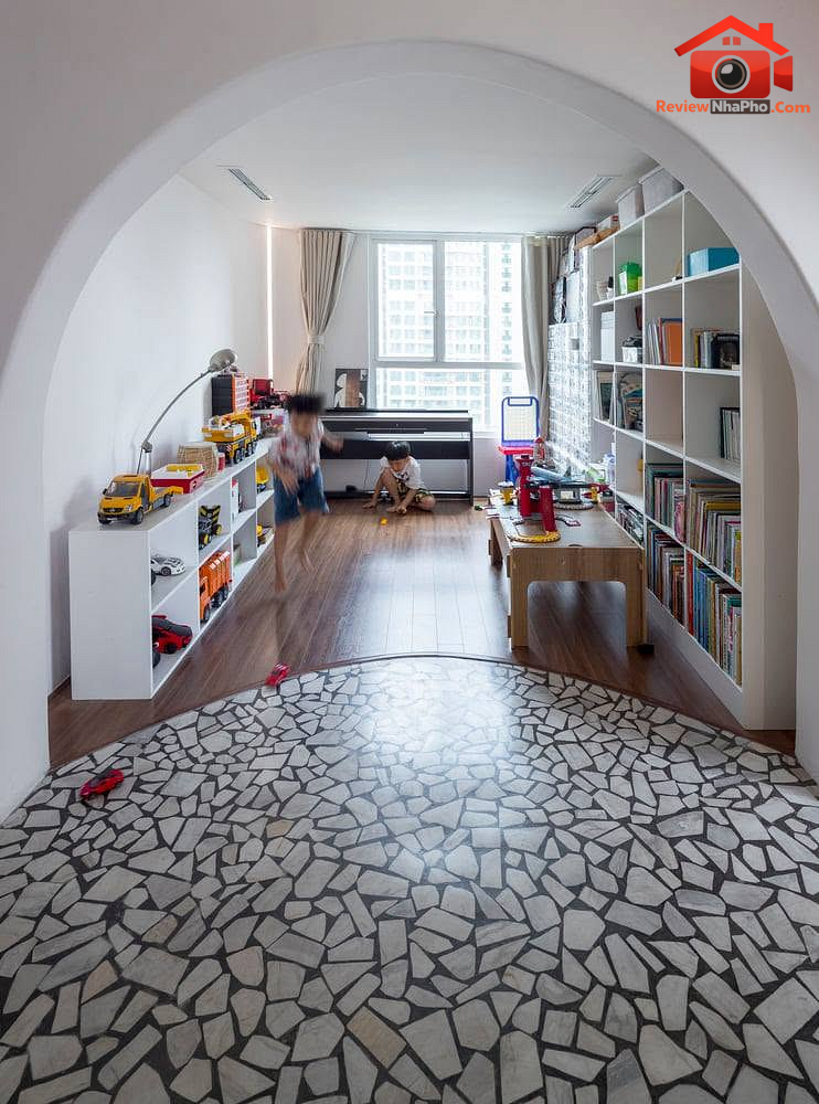 Căn hộ 200m² TP.HCM: Mất 3 năm hoàn thiện dải đá mài mang ký ức xưa- Ảnh 7. Căn hộ 200m² TP.HCM: Mất 3 năm hoàn thiện dải đá mài mang ký ức xưa- Ảnh 7.