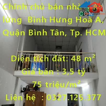 Review nhà phố Quận Bình Tân, 48m² chỉ 3.5 tỷ, gác lửng