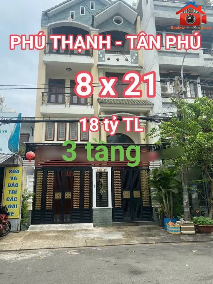 Bán nhà riêng Quận Tân Phú, giá 18 tỷ, diện tích 168 m²
