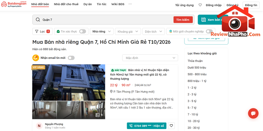 Mua nhà hay mua căn hộ tại Quận 7 (cũ): 5 tiêu chí so sánh và cách tìm tin đăng trên Batdongsan.com.vn - ảnh 1
