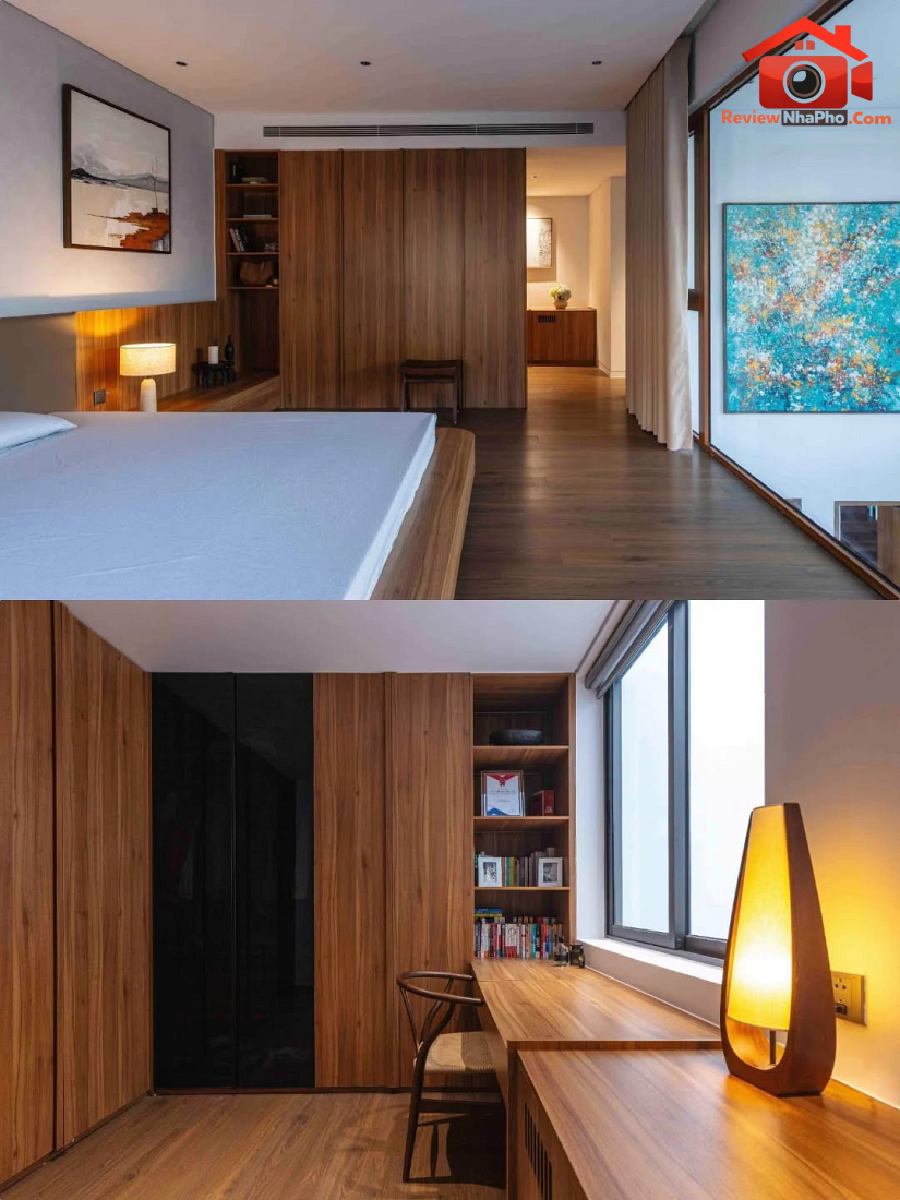 Nhà phố ba thế hệ tại Hà Đông: 3 khoảng vườn đan xen hóa giải khu đất hình lục giác- Ảnh 12. Nhà phố ba thế hệ tại Hà Đông: 3 khoảng vườn đan xen hóa giải khu đất hình lục giác- Ảnh 12.