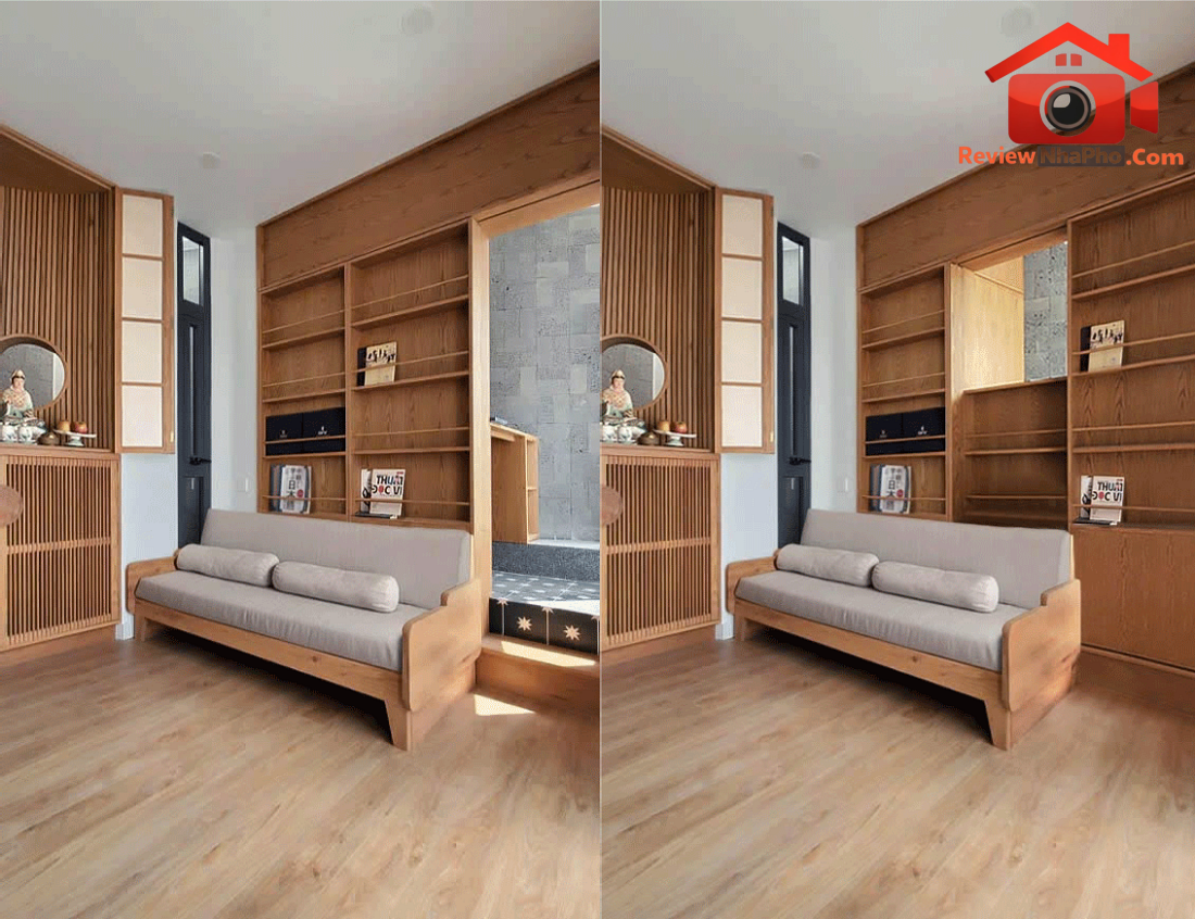 Nhà phố chỉ 20 m² TP.HCM: Cấu trúc xoay khối vuông và dải đệm thang bọc quanh- Ảnh 12.