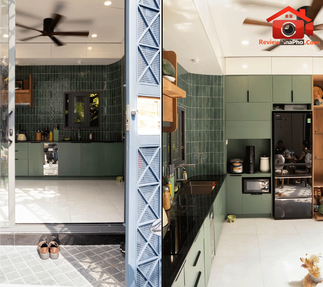 Nhà phố chỉ 20 m² TP.HCM: Cấu trúc xoay khối vuông và dải đệm thang bọc quanh- Ảnh 5.
