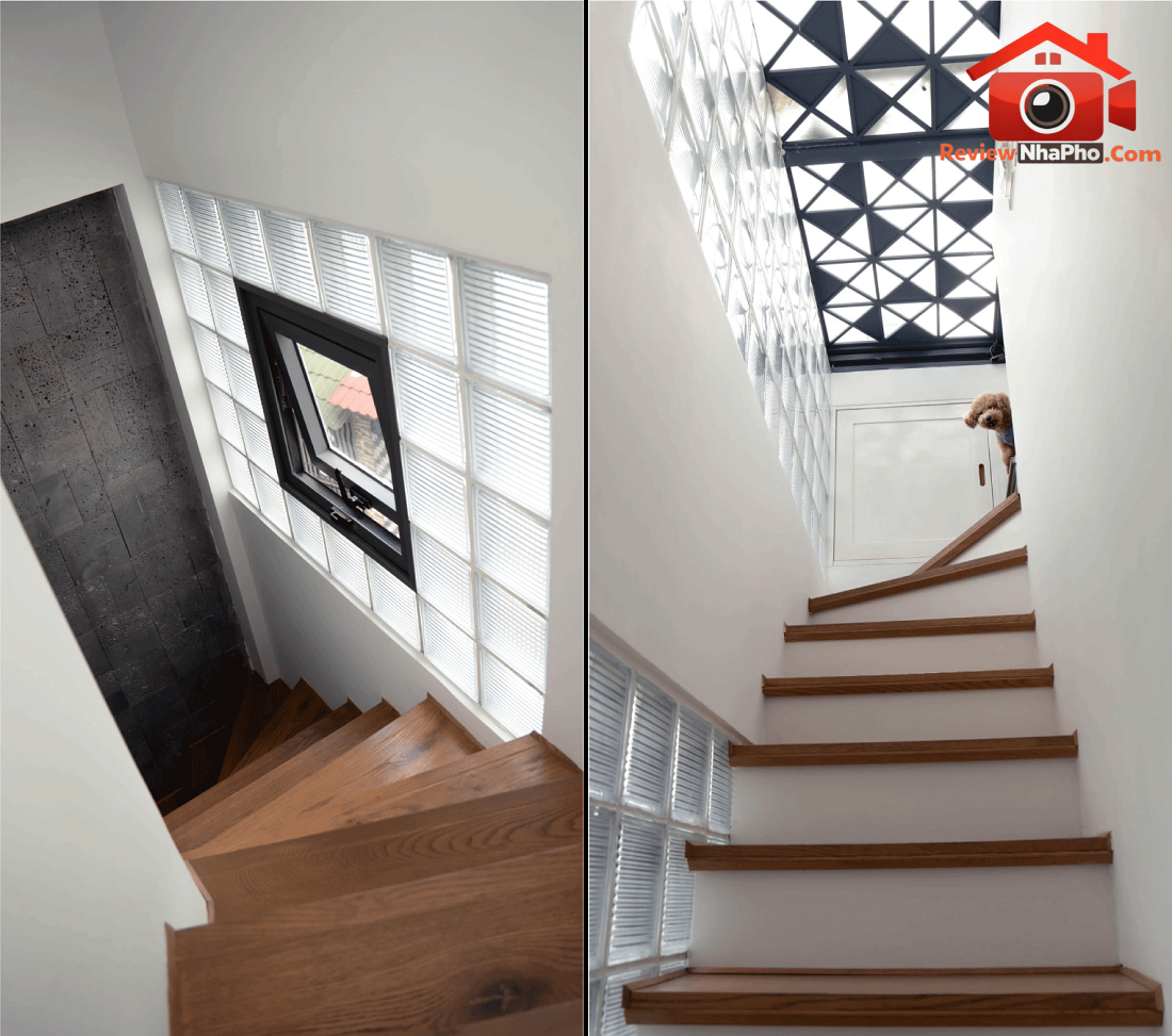 Nhà phố chỉ 20 m² TP.HCM: Cấu trúc xoay khối vuông và dải đệm thang bọc quanh- Ảnh 8.