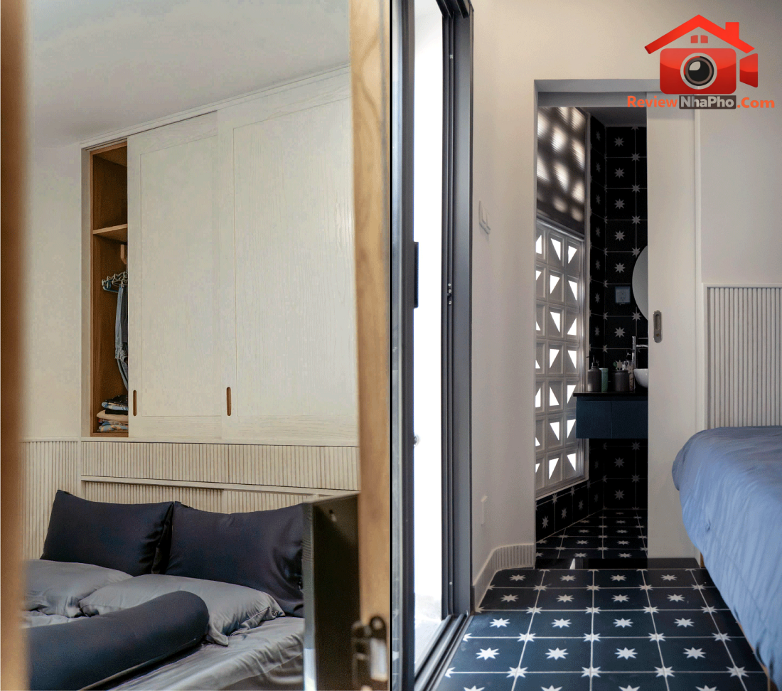 Nhà phố chỉ 20 m² TP.HCM: Cấu trúc xoay khối vuông và dải đệm thang bọc quanh- Ảnh 9.