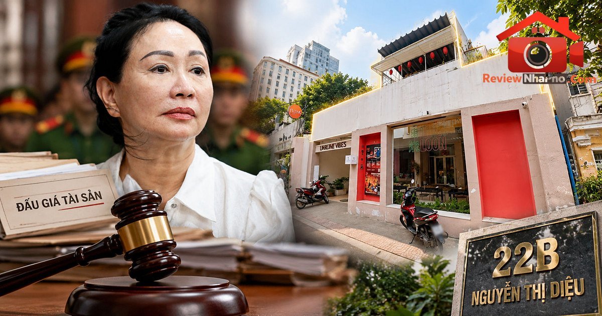 Biệt thự 202,5 tỷ của bà Trương Mỹ Lan sắp đấu giá