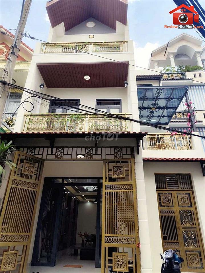 Review nhà phố Quận Bình Tân TP.HCM – Nội thất cao cấp, hẻm xe hơi
