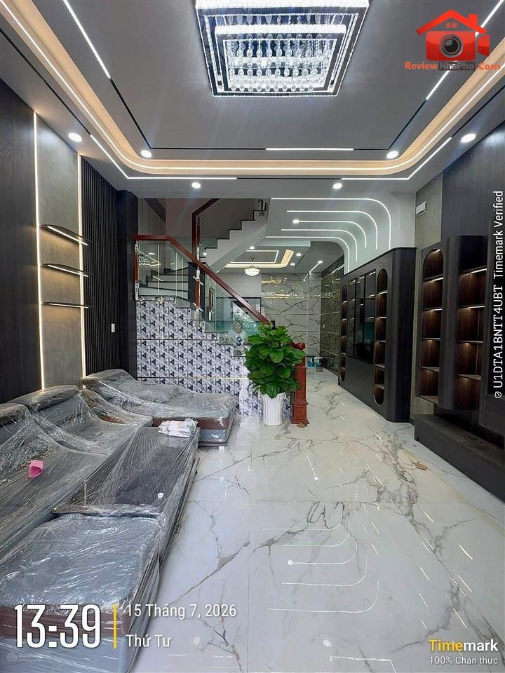 Review nhà phố Lê Văn Quới Phường Bình Hưng Hòa A Quận Bình Tân TP.HCM giá 6.5 tỷ